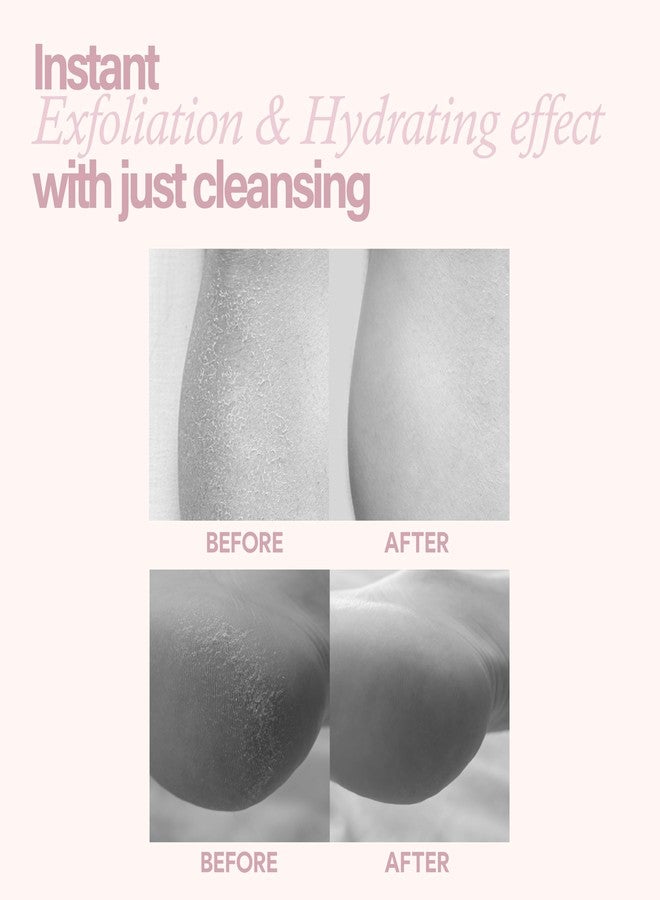 FLANER Snowberry Sorbet Glow Body Scrub - Gentle Exfoliating Scrub, Brightening & Hydrating Formula with 9,800ppm of White Strawberry Water and Niacinamide, Korean Body Wash for Silky Soft Skin - Image 5