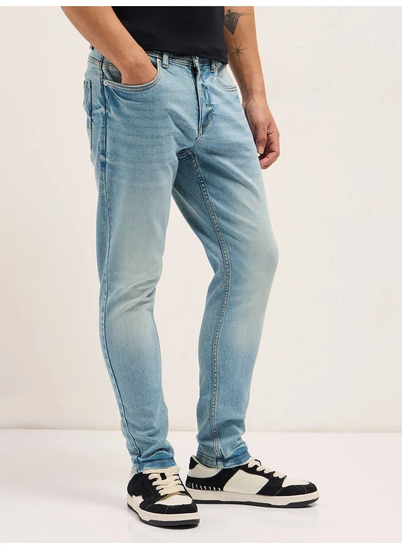 THE BEAR HOUSE  Men’s Classic Regular Fit Jeans for Casual & Everyday Wear | Comfortable Daily Wear Bottoms with Multiple Pockets | Stylish Regular Jeans for Office, Travel & Weekend Outings for Men | Best Price UAE