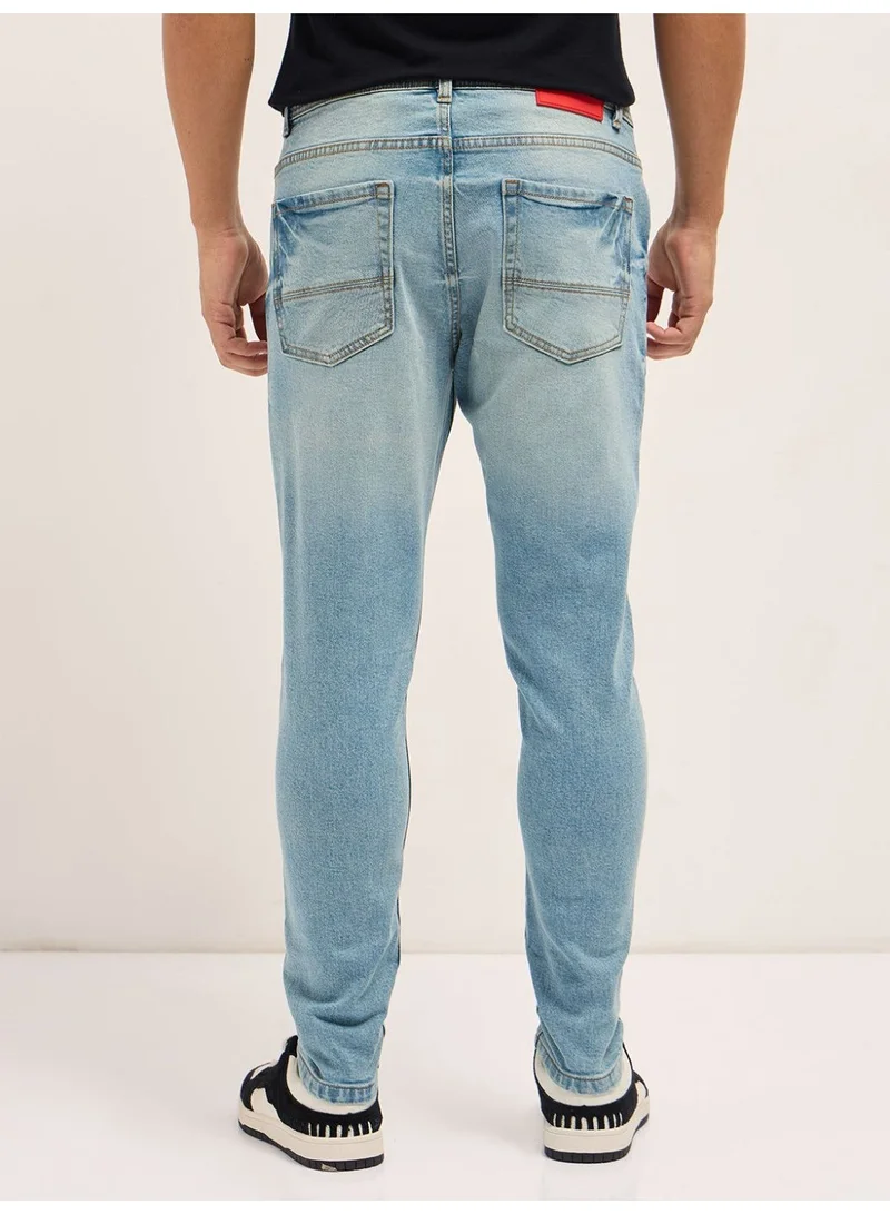 THE BEAR HOUSE  Men’s Classic Regular Fit Jeans for Casual & Everyday Wear | Comfortable Daily Wear Bottoms with Multiple Pockets | Stylish Regular Jeans for Office, Travel & Weekend Outings for Men | Best Price UAE