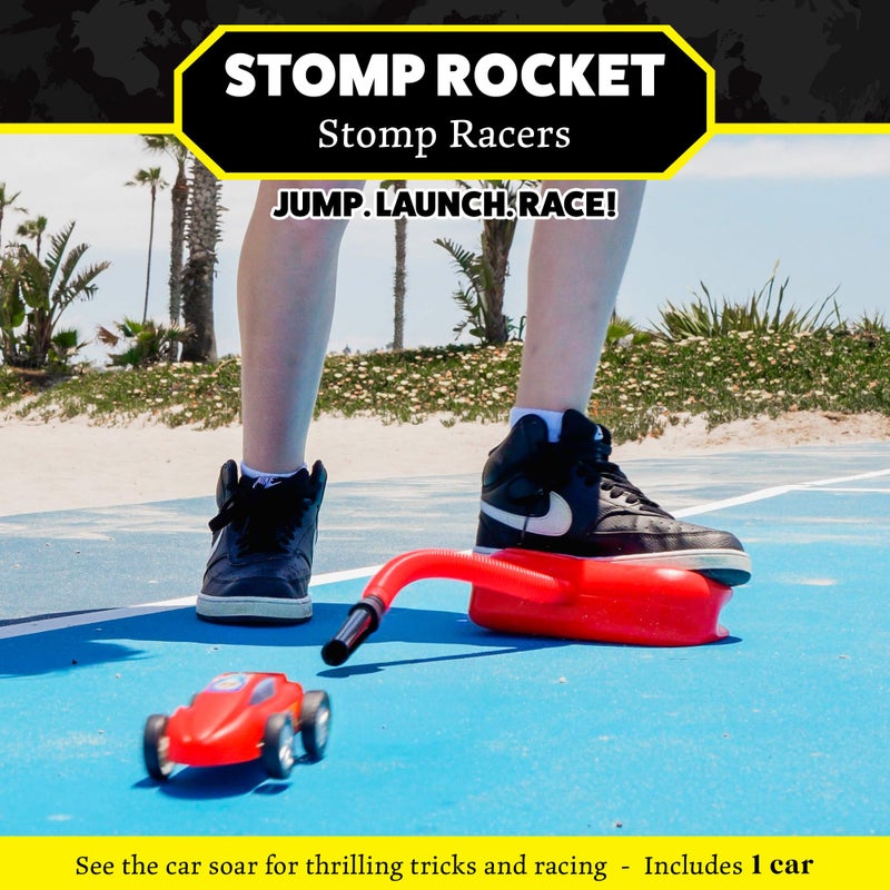 Stomp Rocket Stomp Racers Air Powered Race Cars by Stomp Rocket Single Racer Pack  Dueling Stomp Racers Toy Car Launcher  Fun Backyard Outdoor  Indoor MultiPlayer Kids Toys Gifts for Boys Girls  Toddlers - Image 3