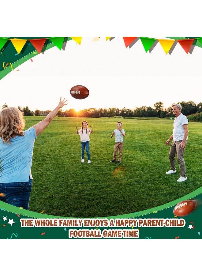 Blulu 8 Pcs Foam Football, 7 Inch Easy Grip Small Soft Football Foam Toys Party Favors for Christmas Xmas Birthday Gifts Soccer Themed Party Supplies - Image 5