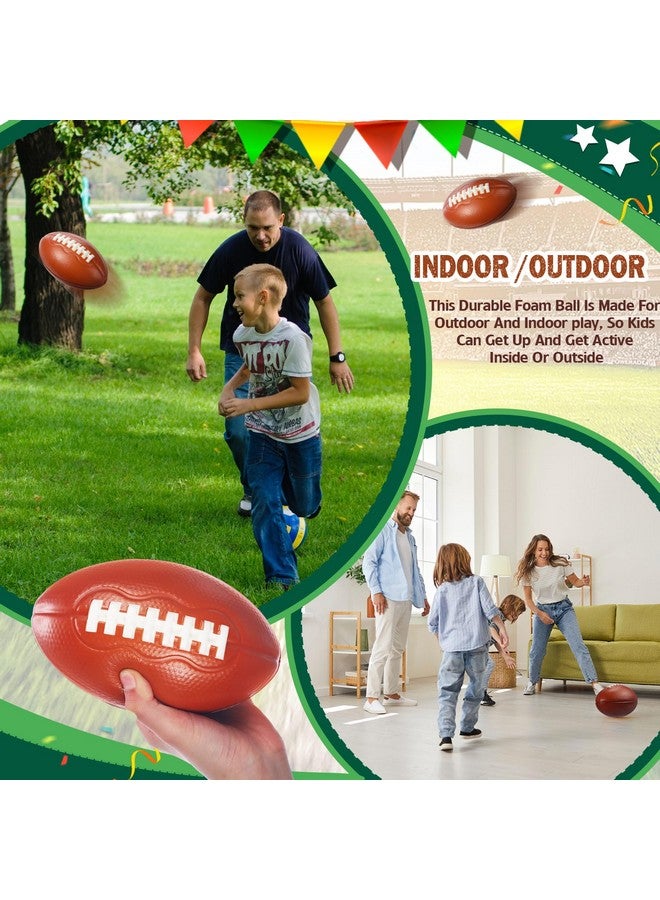 Blulu 8 Pcs Foam Football, 7 Inch Easy Grip Small Soft Football Foam Toys Party Favors for Christmas Xmas Birthday Gifts Soccer Themed Party Supplies - Image 4