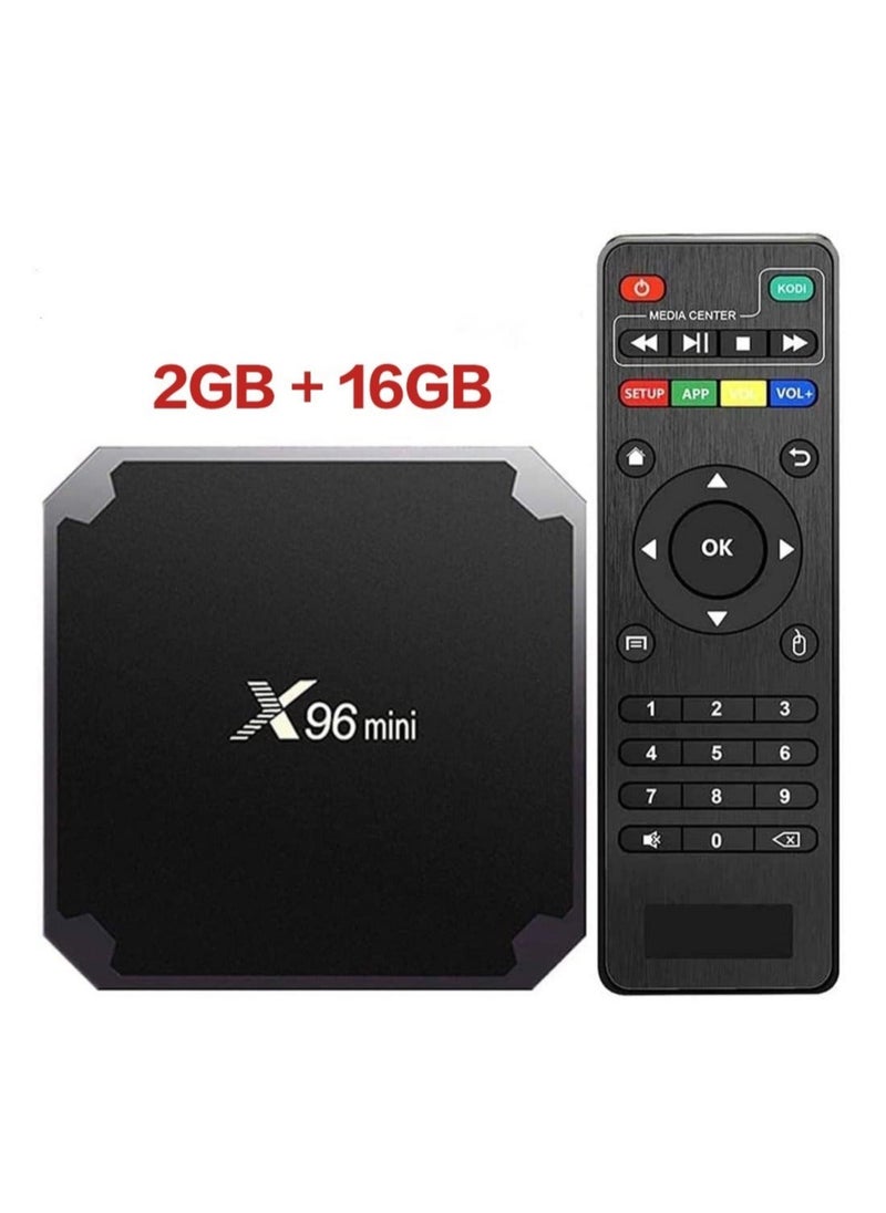 Generic - Android 11.0 TV Box, X96 Mini Amlogic S905W2 Quad Core RAM 2GB ROM 16GB Dual WiFi 2.4G/5.8G 4K HDR Smart Android 11.0 Media Player TV Box - Image 1