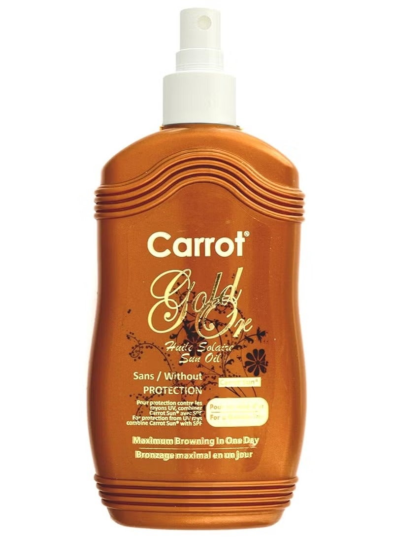 كاروت سان جولد بخاخ زيت تشميس تان 200مل - Image 1
