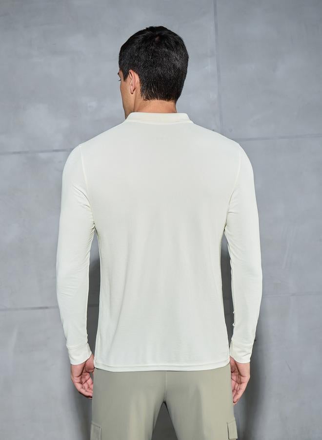 تكنوسبورت تيشيرت بولو تكنوسبورت سادة بجيوب - Image 4