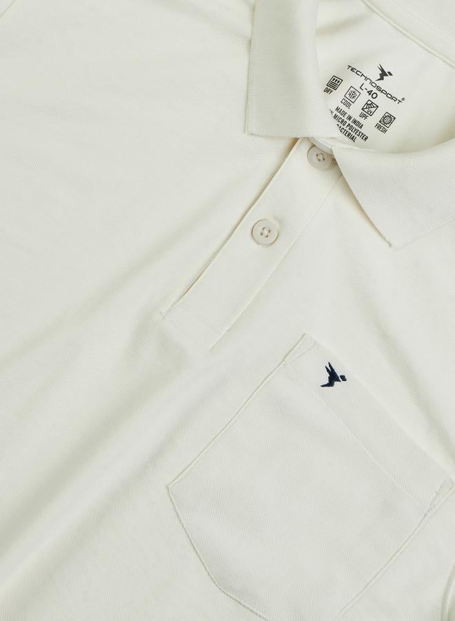 تكنوسبورت تيشيرت بولو تكنوسبورت سادة بجيوب - Image 5