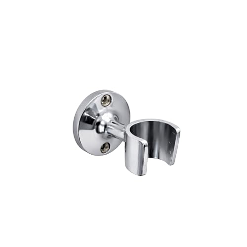 Kinik Multi Purpose Round Fix Wall Mounted Brass Hook | Chrome Plated Holder for Faucet, Health Faucet & Hand Shower - Image 1