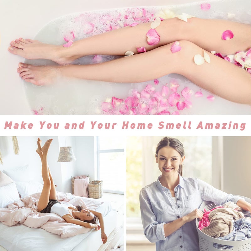 ESSLUX Rose Essential Oil 100ml (3.3 Fl Oz), ESSLUX Aromatherapy Essential Oils for Diffuser, Massage, Soap, Candle Making, Home Fragrance - Image 5