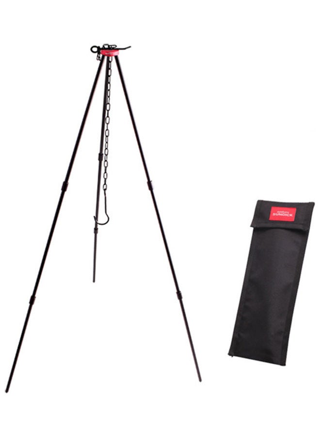NIBEMINENT Portable Outdoor Camping Marching Pot Campfire Tripod  - Image 1
