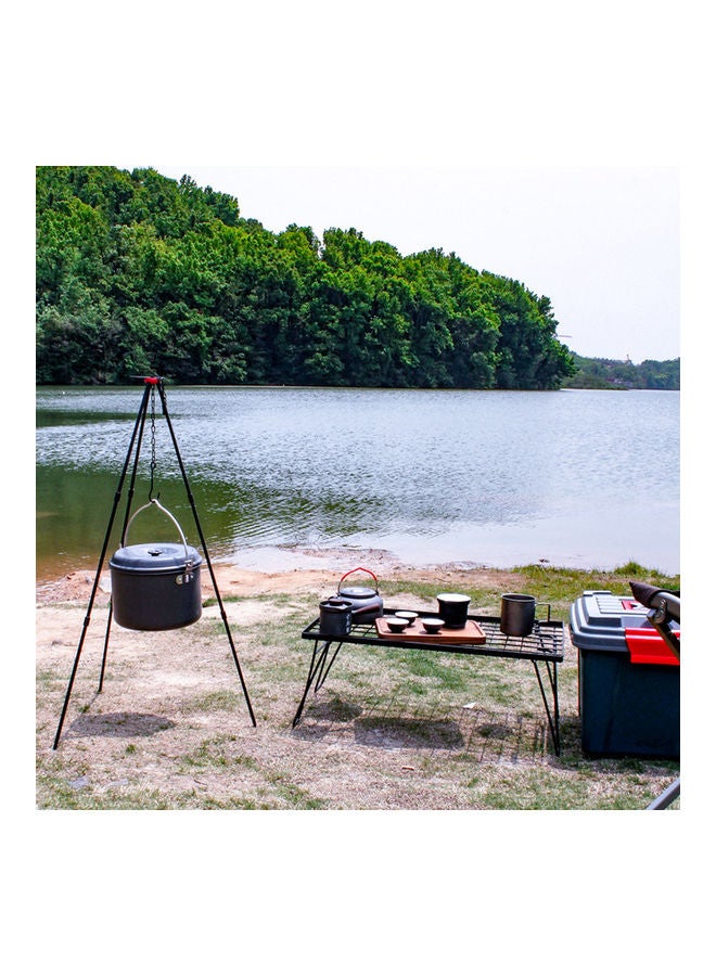 NIBEMINENT Portable Outdoor Camping Marching Pot Campfire Tripod  - Image 4