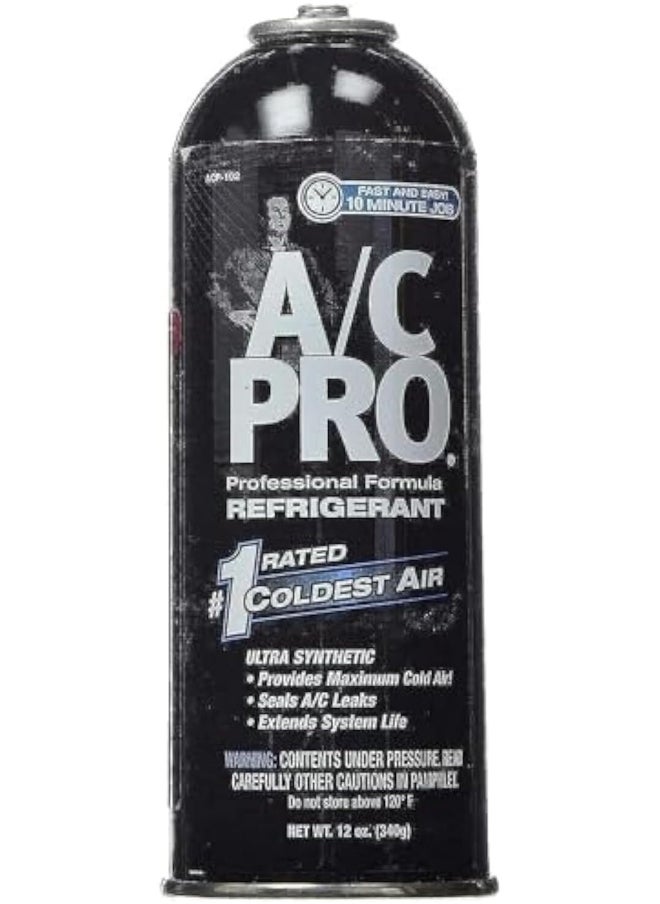 Interdynamics - Interdynamics A/C Pro ACP-102 Ultra Synthetic A/C Recharge R-134a Car Refrigerant - 12 OZ - Image 1