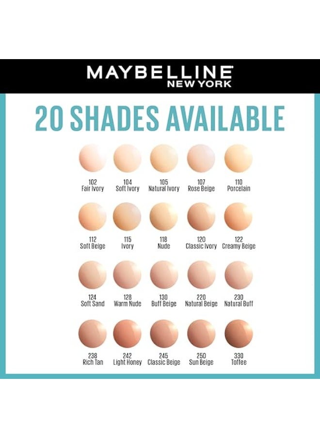 MAYBELLINE NEW YORK - Maybelline Fit Me Matte + Poreless Foundation Normal To Oily With Clay - 220 Natural Beige - Image 1