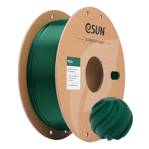 eSUN PLA Filament 175mm 3D Printer Filament PLA Plus Dimensional Accuracy 003mm 1KG Spool 22 LBS 3D Printing Filament for 3D Printers Pine Green - Image 1