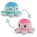 TeeTurtle Reversible Octopus Plushie 4Inch Ice Cream TwoSided Flip Plush Toy with Embroidered Details Cute Mini Collectible Plush for Kids Teens and Adults - Image 2