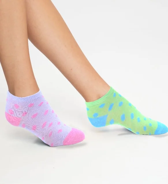 Esinti Women's Socks Booties Colorful Women's Socks Short Summer Socks 6 Pieces