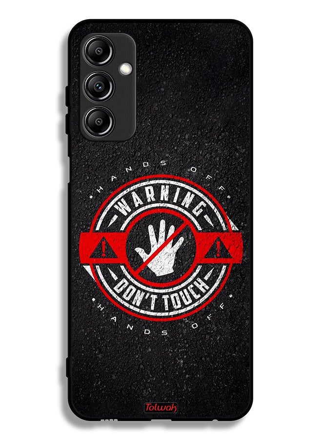 Tolwak Samsung Galaxy A24 4G Protective Case Cover Warning Do Not Touch - Image 1