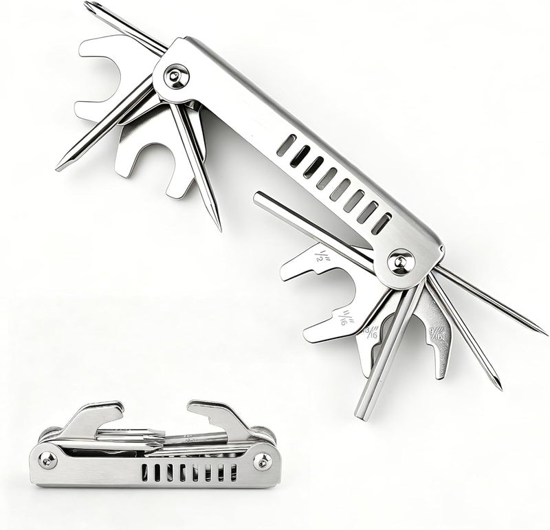 13-in-1 Scuba Folding Stainless Steel Repair & Adjusting Tools - Image 1