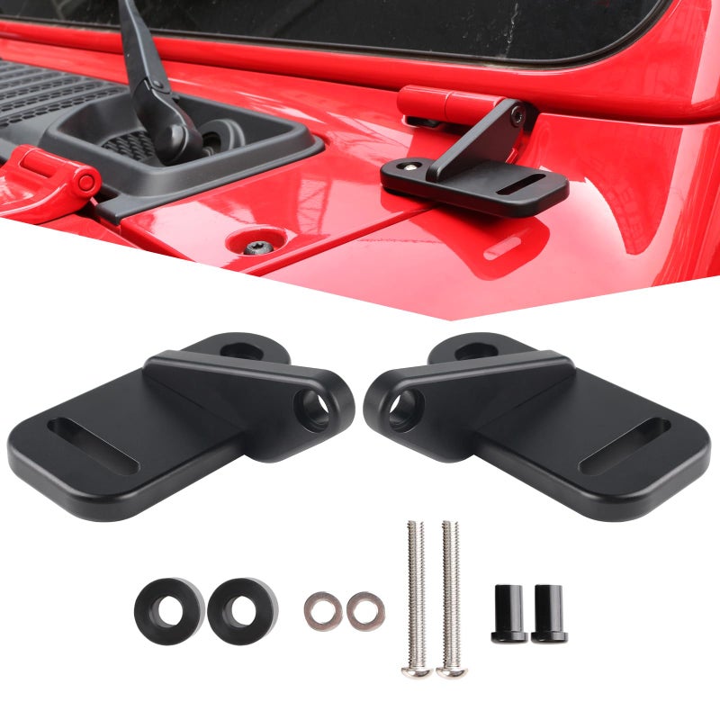 PKEDUO Black JL Light Mount APillar Cube Light Pods Cowl Mounting Brackets Compatible with Wrangler JL Unlimited JL 20182024