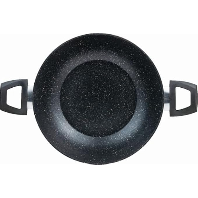 بيرجنر كاداي من الألومنيوم المزور للغاية مع غطاء وقاعدة حثية مقاس 28 سم × 8 سم - Image 2