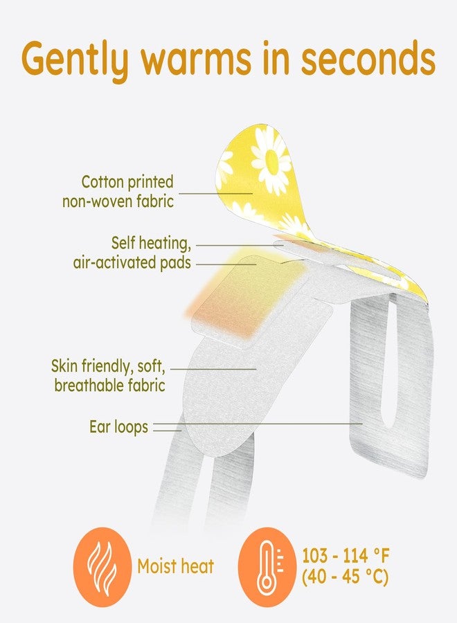 BLOOMORA 16 Pack Chamomile Steam Eye Mask for Dryness, Puffiness, Strain & Relaxation, Heated Eye Mask for Sleep & Travel, Self-Heating & Disposable Warm Compress, Travel Essentials, Relaxation Gifts for Women - Image 3