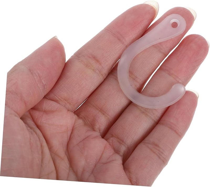 LIFKOME 100pcs Plastic J Hooks for Socks Hats Accessories Organization Storage - Image 3