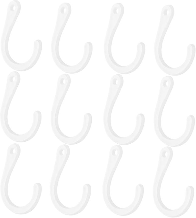 LIFKOME 100pcs Plastic J Hooks for Socks Hats Accessories Organization Storage - Image 1