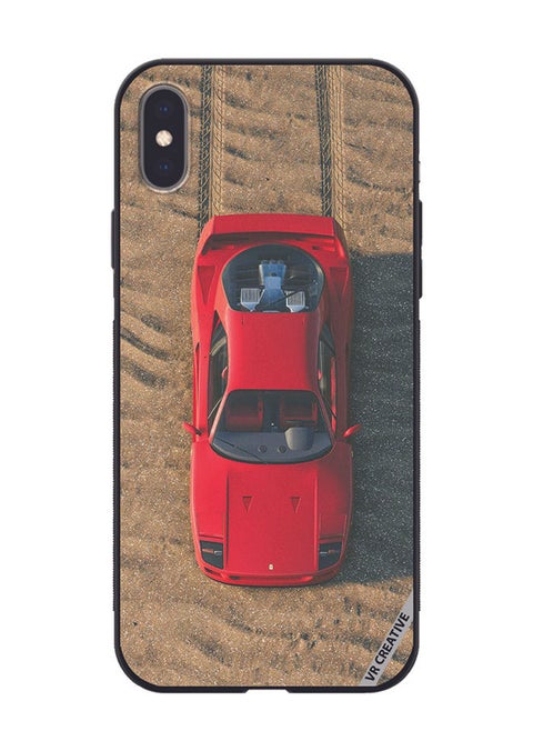 Protective Case Cover For Apple iPhone XS Max Ferrari Design Multicolour