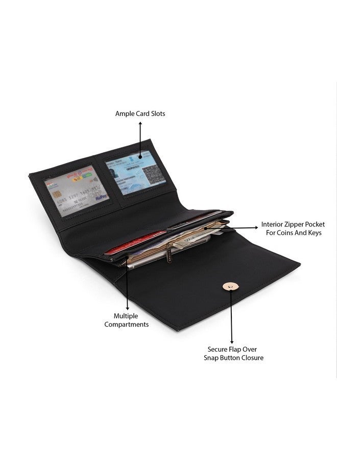 CAPRESE محفظة كابريز النسائية بوبسيكل و صغيرة بنقطة سوداء - Image 3