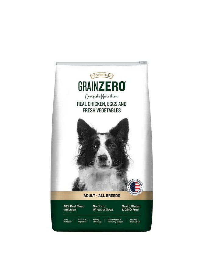  جرين زيرو طعام جاف للكلاب البالغة من Signature Grain Zero Real Chicken, Egg and Vegetables، 1.2 كجم - Image 1