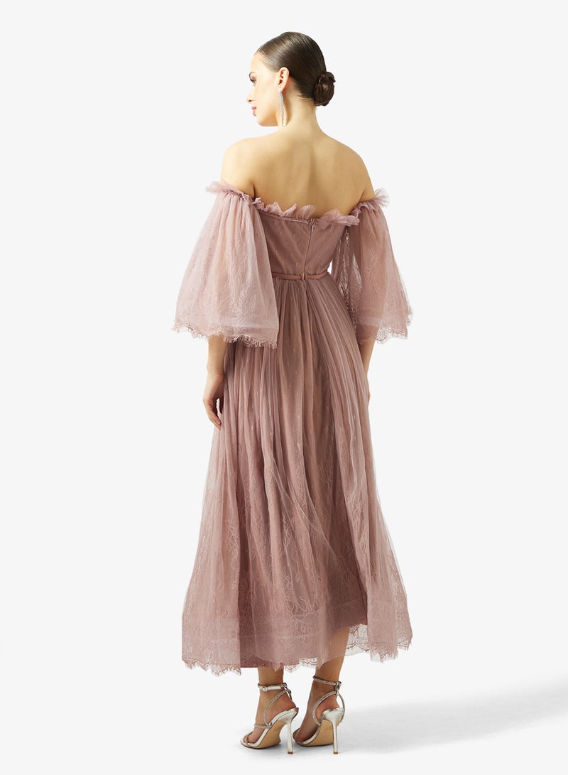 ثريدز باي اجوني فستان باكتاف عارية - Image 2