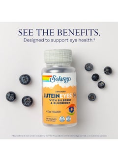 Solaray Lutein Eyes 24Mg Vision And Eye Health Formula 30 Vcaps  - Image 3