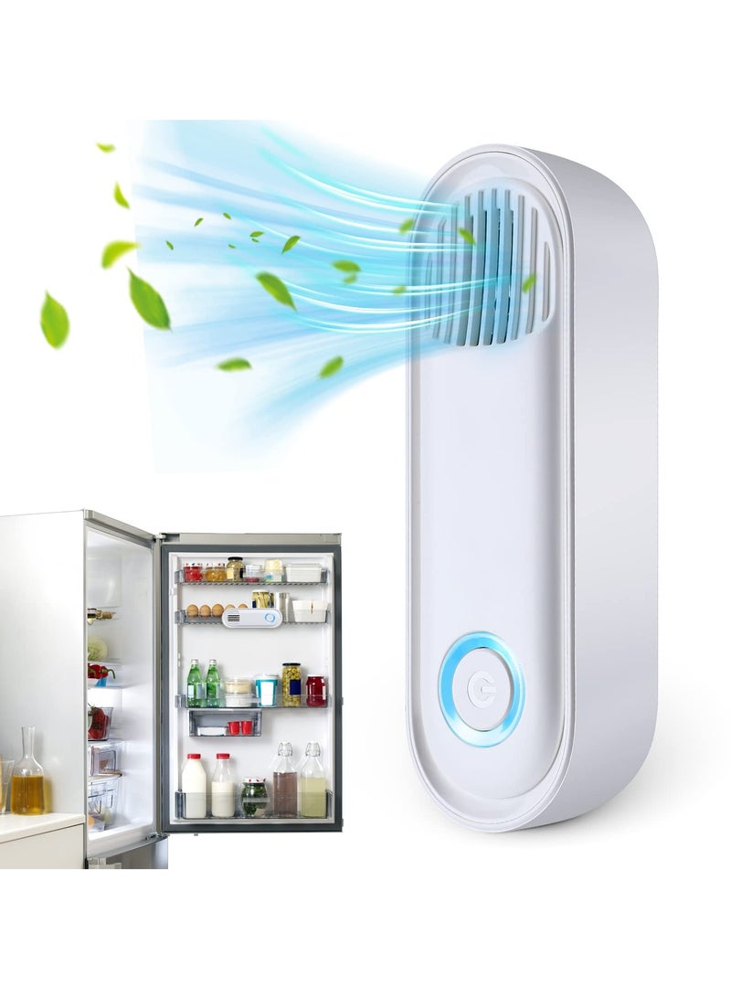 SYOSI USB Fridge Deodoriser, Reusable Fridge Freshener Mini Ozone Generator Fridge Freshener Wall Mounted Fridge Odour Eliminator for Fridge, Car, Shoe Closet, Wardrobe - Image 1