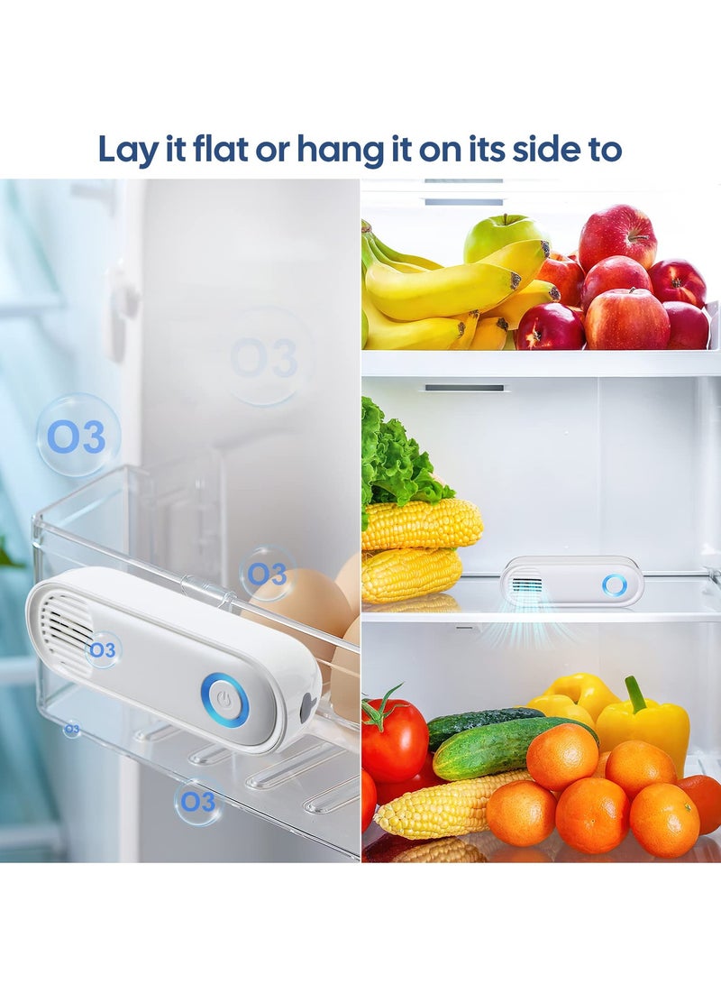 SYOSI USB Fridge Deodoriser, Reusable Fridge Freshener Mini Ozone Generator Fridge Freshener Wall Mounted Fridge Odour Eliminator for Fridge, Car, Shoe Closet, Wardrobe - Image 5