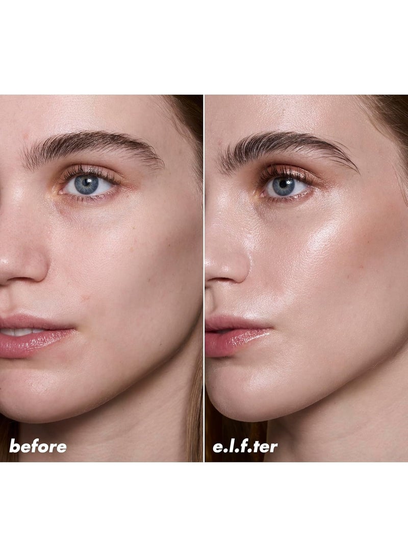 إلف فلتر هالو جلو السائل من إي.إل.إف، مُعزز لبشرة مشرقة وناعمة، غني بحمض الهيالورونيك، نباتي وخالي من القسوة، 00 فير - Image 2