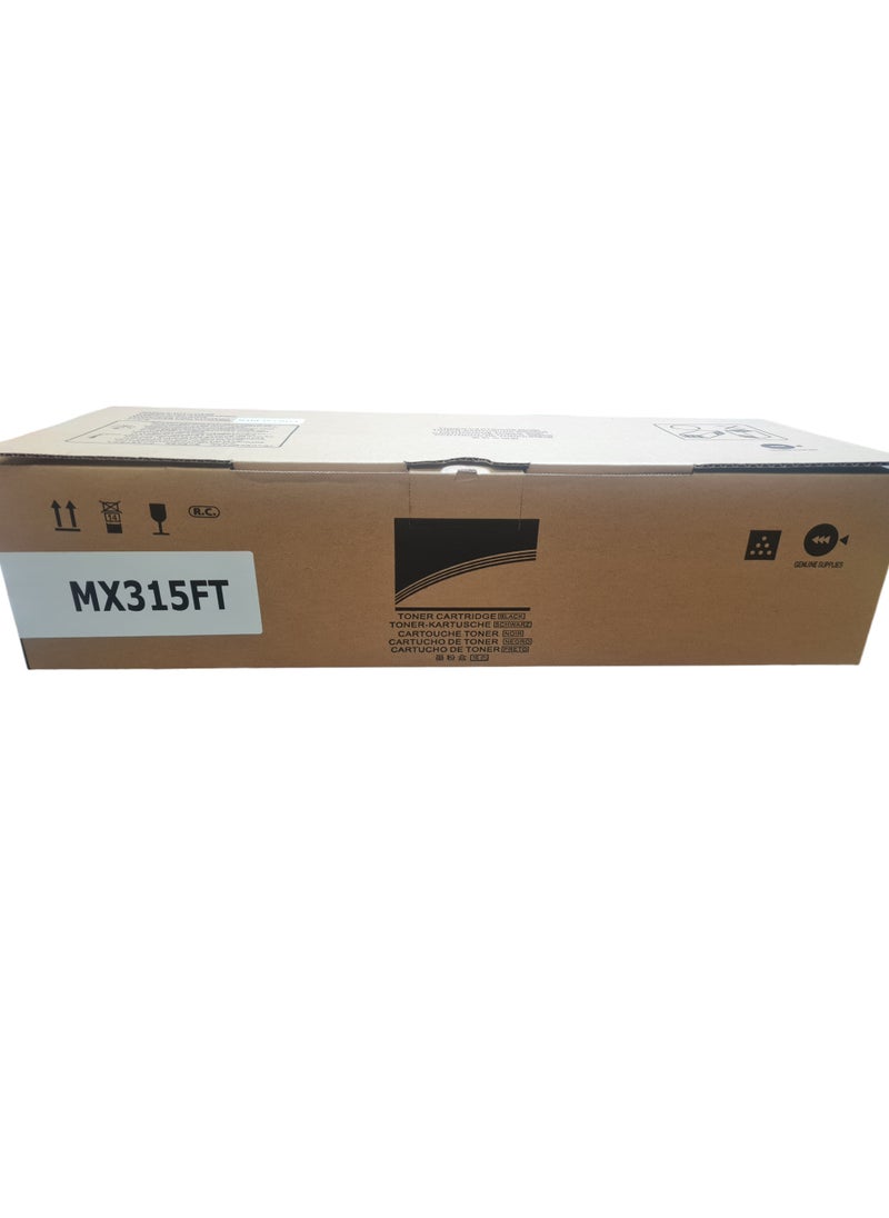 تونر كارتيدج خرطوشة حبر سوداء MX-315FT متوافقة، مناسبة لـ Sharp MX-M266N/315N/316N/356N  - Image 1