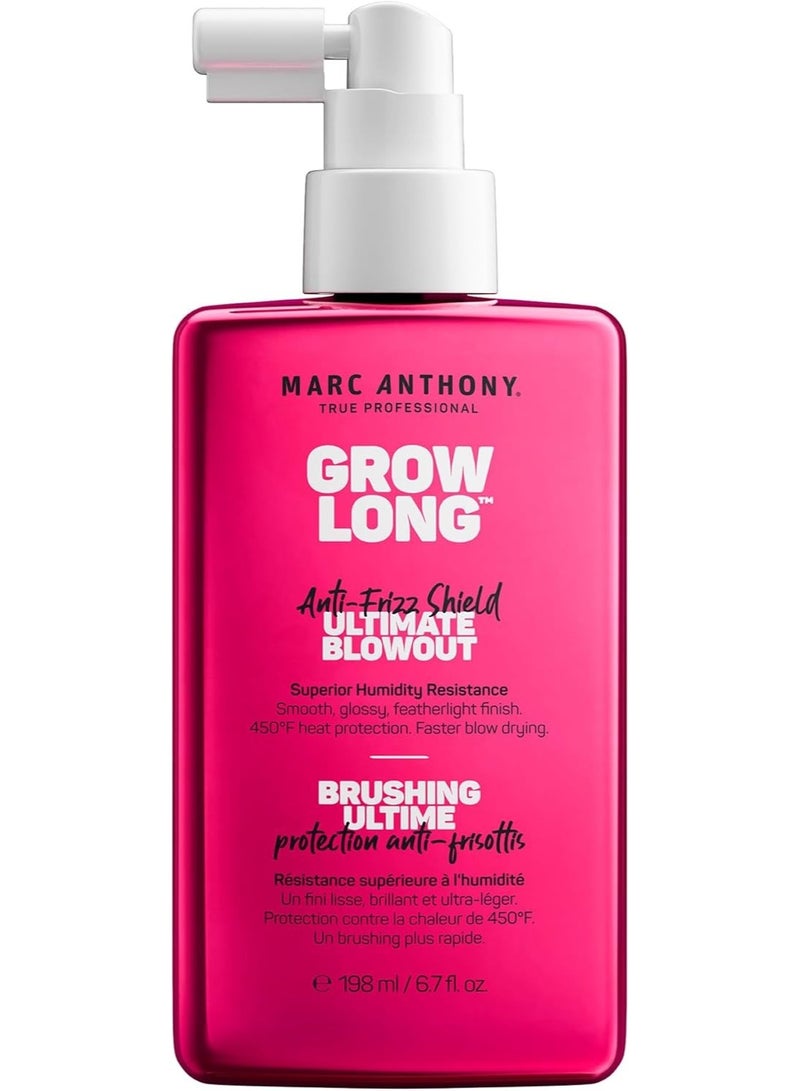 مارك أنتوني بخاخ مضاد للتجعد، يحمي الشعر من التطاير، يطيل الشعر - شعر ناعم ولامع في رطوبة عالية - يحمي من الحرارة - 6.7 أونصة - Image 1