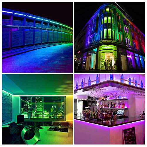 BTF-LIGHTING WS2811 DC24V 32FT Addressable RGB LED Strip 600LEDs 100Pixels Dream Color Black PCB IP30 Non-Waterproof Works with Arduino/Respberry/etc Prevent Voltage Droping(No Adapter or Controller) - Image 4