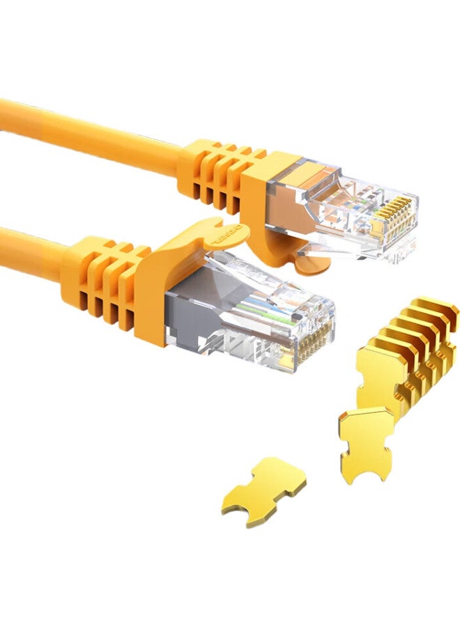 CHOSEAL Akihabara Cat6 Ethernet Cable, Gigabit High-speed Computer Router Broadband Connection Cable, Unshielded Twisted Pair Patch Cord For Engineering And Home Use, Orange, 1.5 Meters, Qs2619c - Image 3