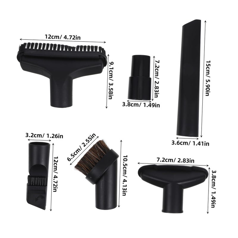 Vacuum Cleaner Attachment Kit With Brush Nozzle And Crevice Tool For Enhanced Suction - Image 3