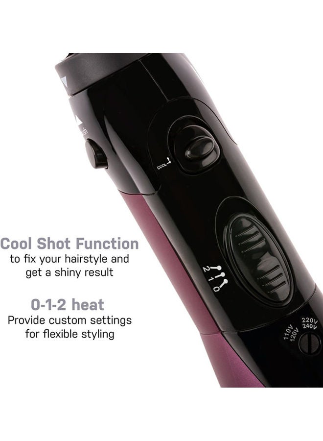 JOY Hair Brush Stylesr 1000 Watt Black/Purple - Image 4