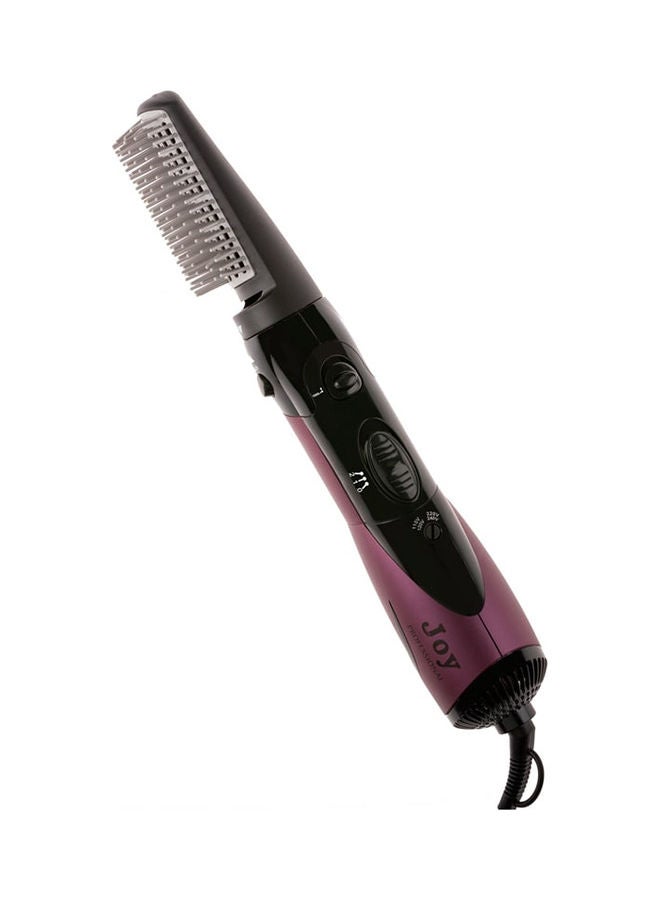 JOY Hair Brush Stylesr 1000 Watt Black/Purple - Image 1