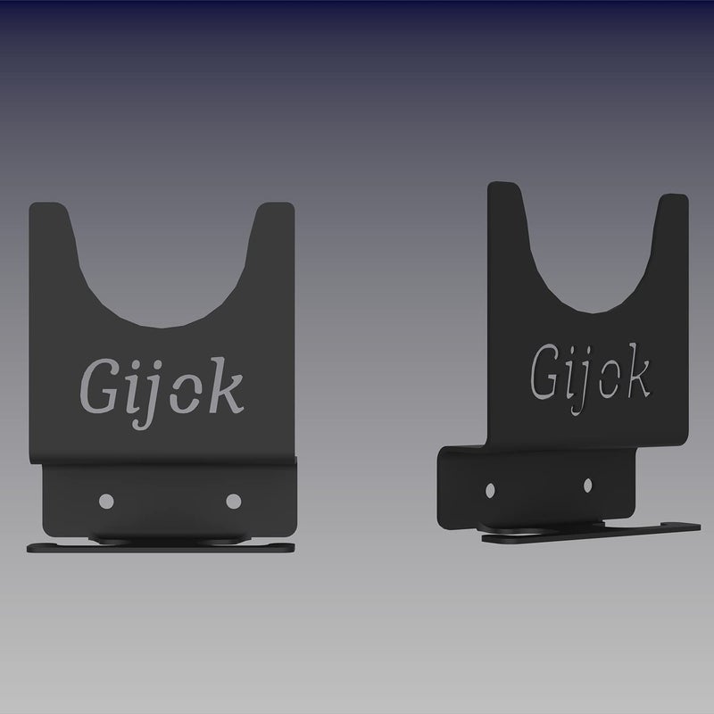 Gijok Angle Grinder Holder Tool Wall Mount Bracket For 5Inch Grinder  2Pcs Impact Wrench Wall Holder  Angle Grinder Storage Rack For Angle Grinders  Cutters  Polishers Etc - Image 4