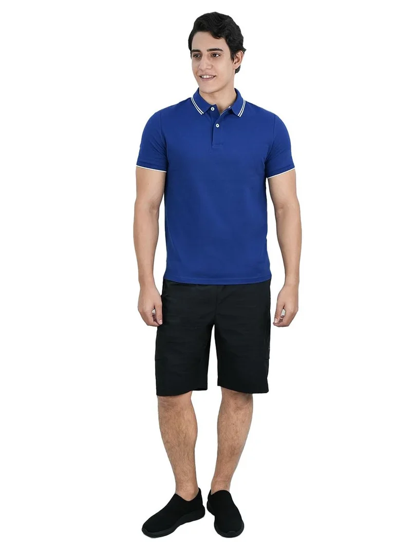 GIORDANO Men's Slim Fit Pique Polo: Elevated Comfort, Modern Style