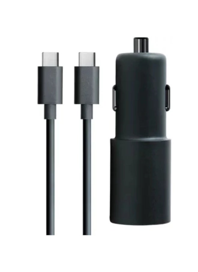 USB-C Car Charger 30W Car Adapter With 1.8M USB C TO USB C  Cable