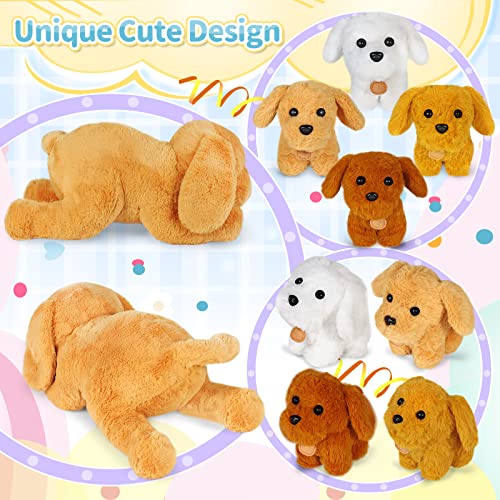 KMUYSL Puppy Stuffed Animals Toys for Ages 0 1 2 3 4 5 6 7 8+ Years Old Kids - Mommy Dog with 4 Baby Puppies in Her Tummy, Idea Xmas Birthday Gifts for Baby, Toddler, Girls, Boys - Image 5