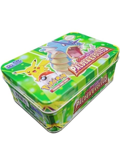 Pokemonn Trading Card Game Pokemonn Metal Box All Rare Series Set Of 40 Cards - 37 Normal Cards And 3 Special Cards