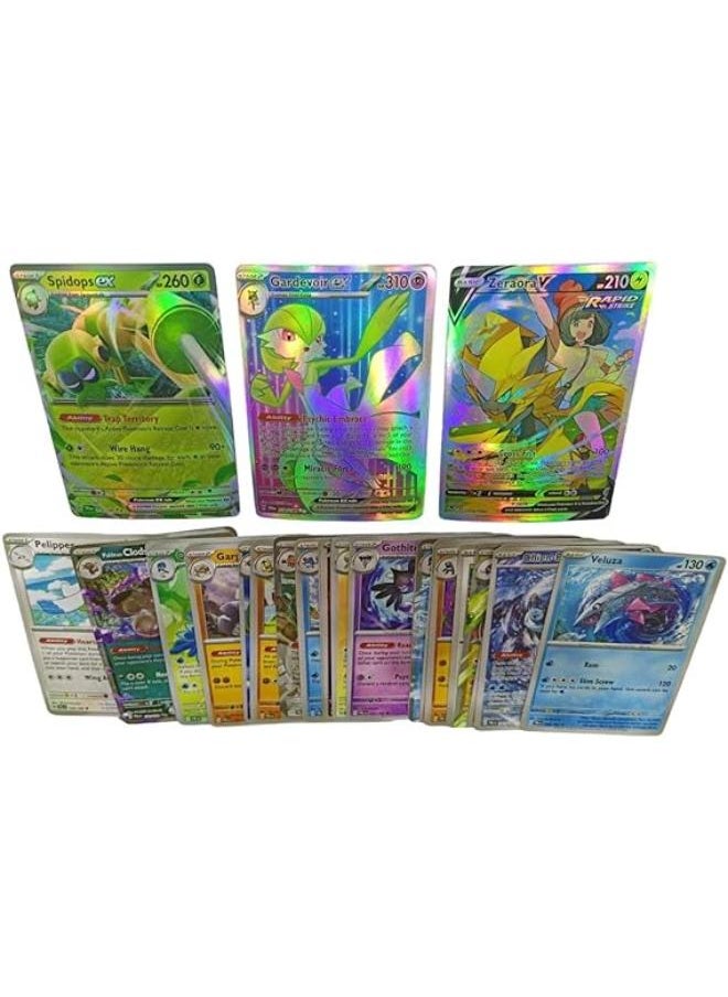 Generic Pokemonn Trading Card Game Pokemonn Metal Box All Rare Series Set Of 40 Cards - 37 Normal Cards And 3 Special Cards  - Image 2
