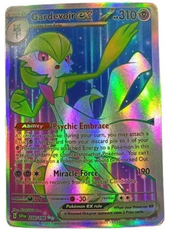 Generic Pokemonn Trading Card Game Pokemonn Metal Box All Rare Series Set Of 40 Cards - 37 Normal Cards And 3 Special Cards  - Image 4