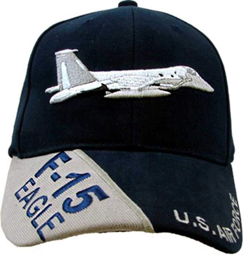 Eagle Crest Air Force Caps 'F-15 Eagle' Ball Cap, Black, Adjustable - Image 3