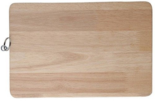 Xudo Xudo NonSlip Vegetable Cutting BoardVegetable Chopping Board With Hanging Ring 30 CM BIEGE Nonslip cutting board Wooden Cutting Board with Antibacterial Surface Professional Heavy Duty Durable Chopping Board with Finger Hole for Cutting and Chopping Vegetables Fruit Bread Meat Perfect Dual Tone Wood Serving Tray Board - Image 2
